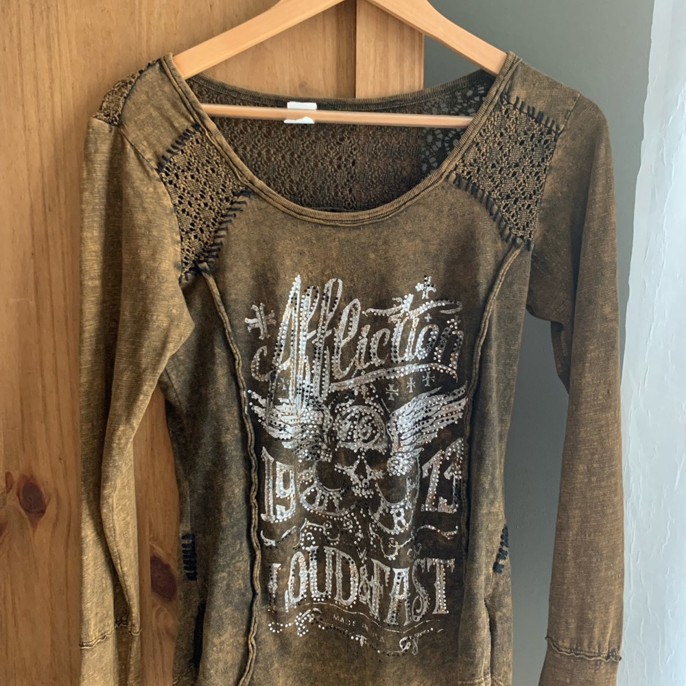 True Vintage Y2K Affliction Tee